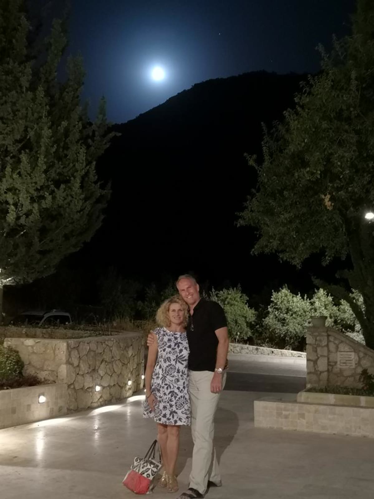 Georgia and Peter, the owners of The Old Monastery