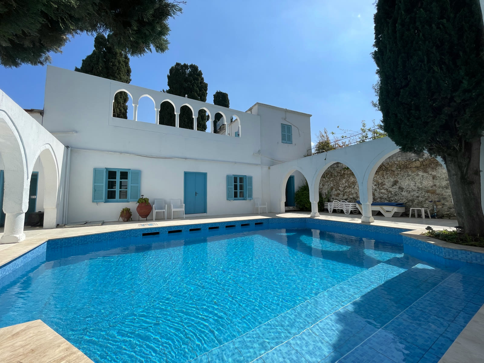 The hand-dug pool