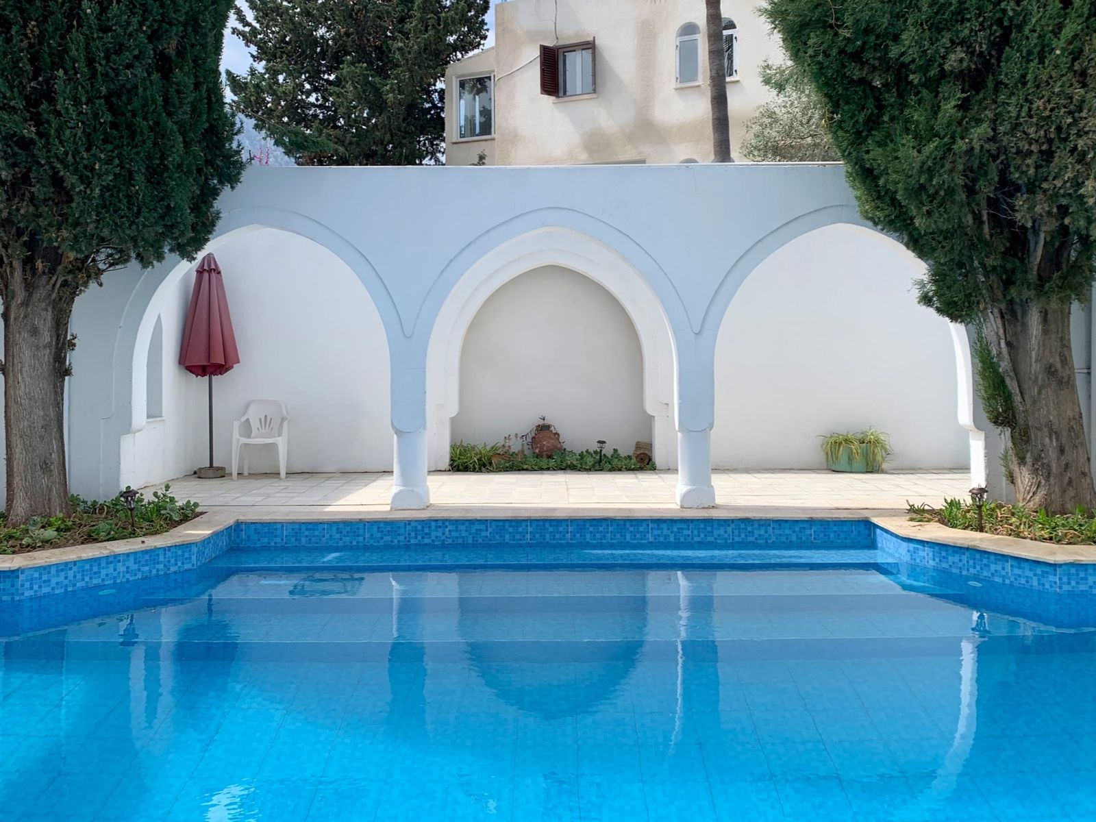 The whole property, just for your group