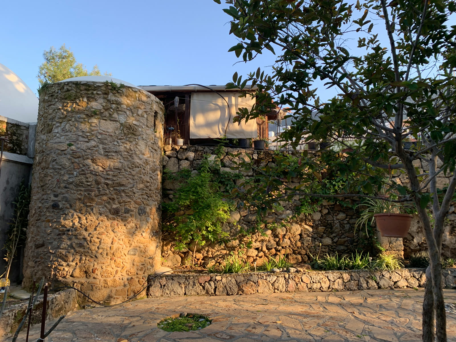 Century-old stone walls