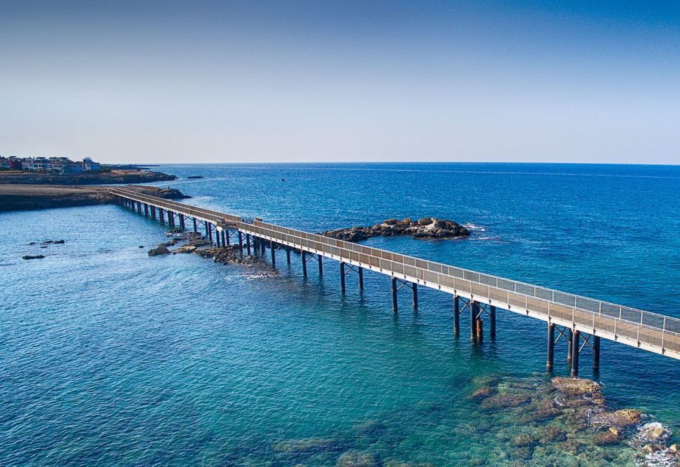 Swim off the jetty